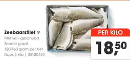 HANOS Zeebaarsfilet aanbieding
