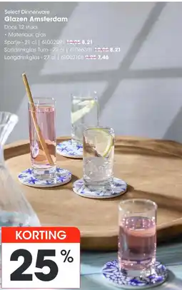 HANOS Select Dinnerware Glazen Amsterdam aanbieding