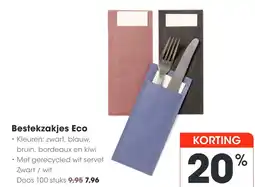 HANOS Bestekzakjes Eco aanbieding