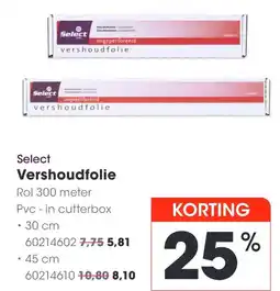 HANOS Select Vershoudfolie aanbieding
