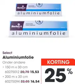 HANOS Select Aluminiumfolie aanbieding