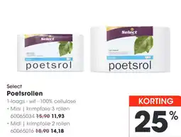 HANOS Select Poetsrollen aanbieding
