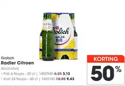HANOS Grolsch Radler Citroen aanbieding