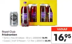 HANOS Royal Club Frisdranken aanbieding