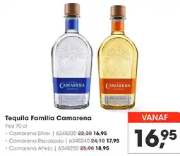 HANOS Tequila Familia Camarena aanbieding