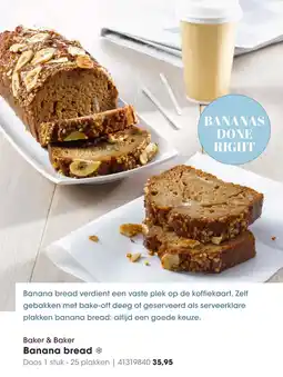 HANOS Baker & Baker Banana bread aanbieding