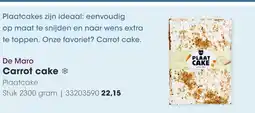 HANOS De Maro Carrot cake aanbieding