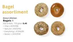 HANOS Kinny's Kitchen Bagels aanbieding