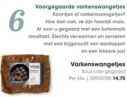 HANOS Voorgegaarde varkenswangetjes aanbieding