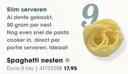 HANOS Spaghetti nesten aanbieding