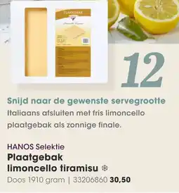 HANOS HANOS Selektie Plaatgebak limoncello tiramisu aanbieding