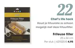 HANOS Friteuse filter aanbieding