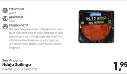 HANOS San Vincenzo Nduja aanbieding