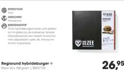 HANOS Regiorund hybrideburger aanbieding