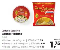 HANOS Latteria Soresina Grana Padano aanbieding