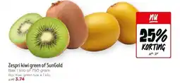 Jumbo Zespri kiwi green of SunGold aanbieding
