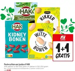 Jumbo Peulvruchten van Jumbo of HAK aanbieding