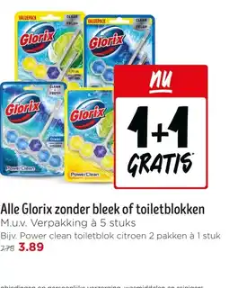 Jumbo Alle Glorix zonder bleek of toiletblokken M.u.v. Verpakking à 5 stuks aanbieding