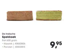 HANOS De Indische Spekkoek aanbieding