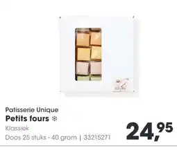 HANOS Patisserie Unique Petits fours aanbieding