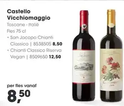 HANOS Castello Vicchiomaggio aanbieding