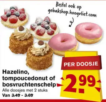 Hoogvliet Hazelino, tompoucedonut of bosvruchtenschelp aanbieding