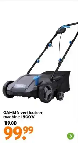 GAMMA GAMMA verticuteer machine 1500W aanbieding