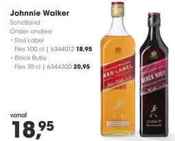 HANOS Johnnie Walker aanbieding