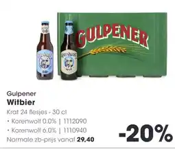 HANOS Gulpener Witbier aanbieding