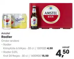 HANOS Amstel Radler aanbieding