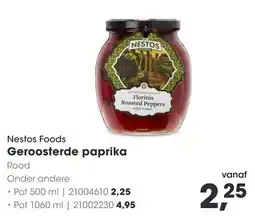 HANOS Nestos Foods Geroosterde paprika aanbieding