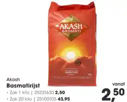 HANOS Akash Basmatirijst aanbieding