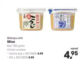 HANOS Shinsyu-ichi Miso aanbieding