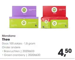 HANOS Mondiano Thee aanbieding