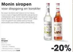 HANOS Monin siropen aanbieding