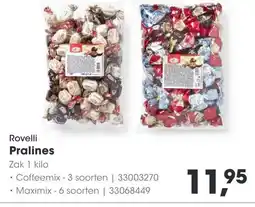 HANOS Rovelli Pralines aanbieding