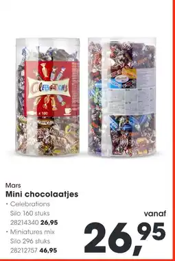 HANOS Mars Mini chocolaatjes aanbieding