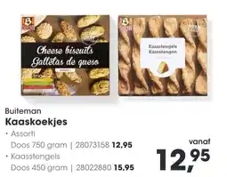 HANOS Buiteman Kaaskoekjes aanbieding