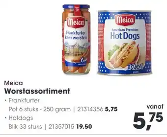 HANOS Meica Worstassortiment aanbieding