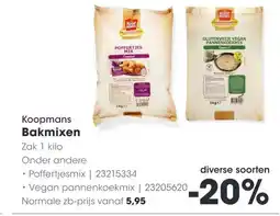 HANOS Koopmans Bakmixen aanbieding