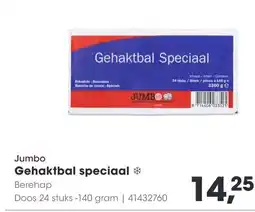 HANOS Jumbo Gehaktbal speciaal aanbieding