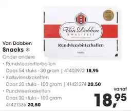 HANOS Van Dobben Snacks aanbieding