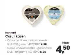 HANOS Hennart Cœur kazen aanbieding