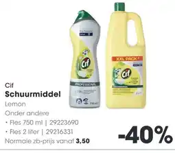 HANOS Schuurmiddel Lemon aanbieding