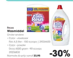 HANOS Reuss Wasmiddel aanbieding