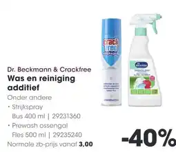 HANOS Was en reiniging additief aanbieding