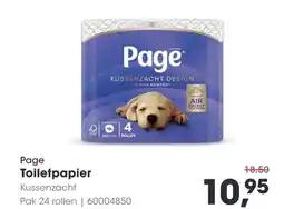 HANOS Page Toiletpapier Kussenzacht aanbieding