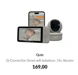Babypark Qute Q-Connection Smart wifi babyfoon aanbieding