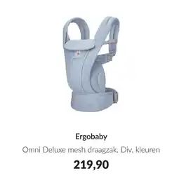 Babypark Ergobaby Omni Deluxe mesh draagzak aanbieding