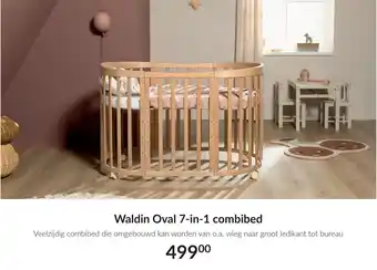 Babypark Waldin Oval 7-in-1 combibed aanbieding